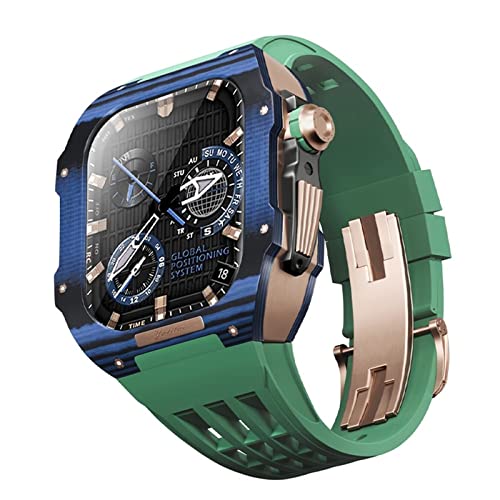 Kit modification bracelet Apple Watch fibre de carbone pour le sport et bureau