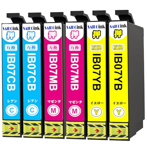 Amazon.co.jp: IB07B 3色セット マウス インク エプソン IB07 互換