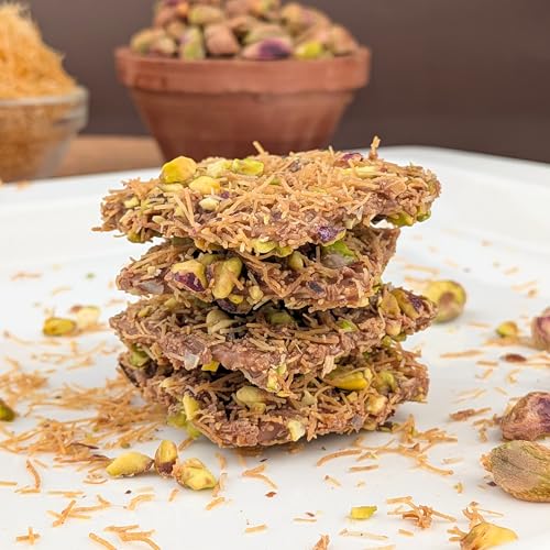 Image of Loyka Kunafa Pistachio Brittle (4 pcs) Premium brittle with Caramel, Pistachio & Kunafa Crunch
