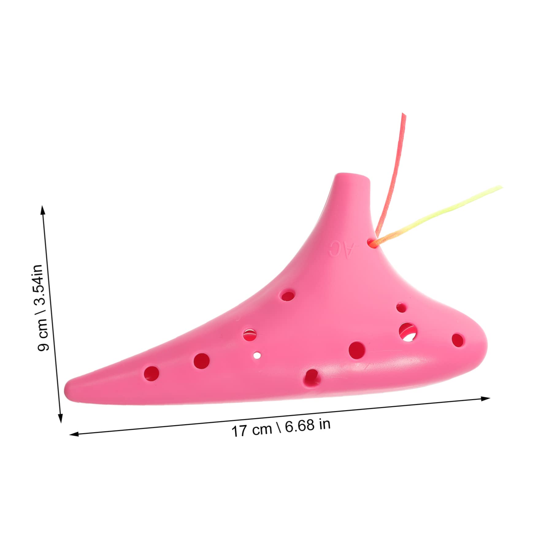 SUPVOX 12-hole Alto Ocarina for Kids Real Ocarina Instrument Music Instruments White Beginner Practice Random Color