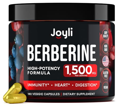 Berberine-Supplement-Berberine-1500MG-for-Diet-GI-Health-Water-Loss-Pure-Berberine-HCL-with-Citrus-Bergamot-Colloidal-Gold-3X-The-Potency-of-Berberine-500mg-180-Vegan-Berberine-Capsules