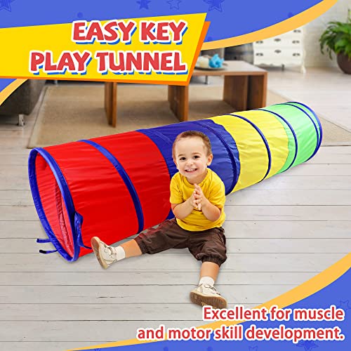 NARMAY® Tunnel de Jeu pour Enfants - pour intérieur et extérieur - 48 x 183 cm – Image 4