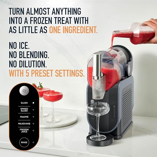 Image of Ninja SLUSHi Professional Frozen Drink Maker with RapidChill Technology, Frozen Drink & Slushie Machine, 5 Preset Programs, Frozen Margaritas, Frappes, and More, Grey, FS301C, (Canadian Version)
