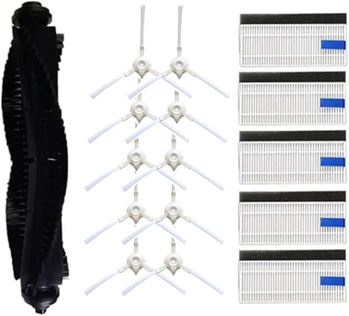Cepillo de rodillo Cepillo lateral HEPA Filtro Reemplazo para Tefal Rowenta X-Plorer Serie 75 RG7687 RR7687WH Aspirador robótico