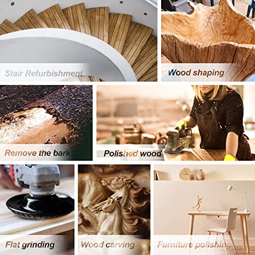 Intaglio Legno Mola Disco 125mm,disco per intaglio...