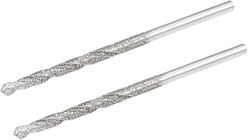 Miniatura 10 de uxcell Brocas de acero de alta velocidad de la torsión del diamante de 3.0 ft m para las baldosas de piedra de cristal de las conchas del mar 2