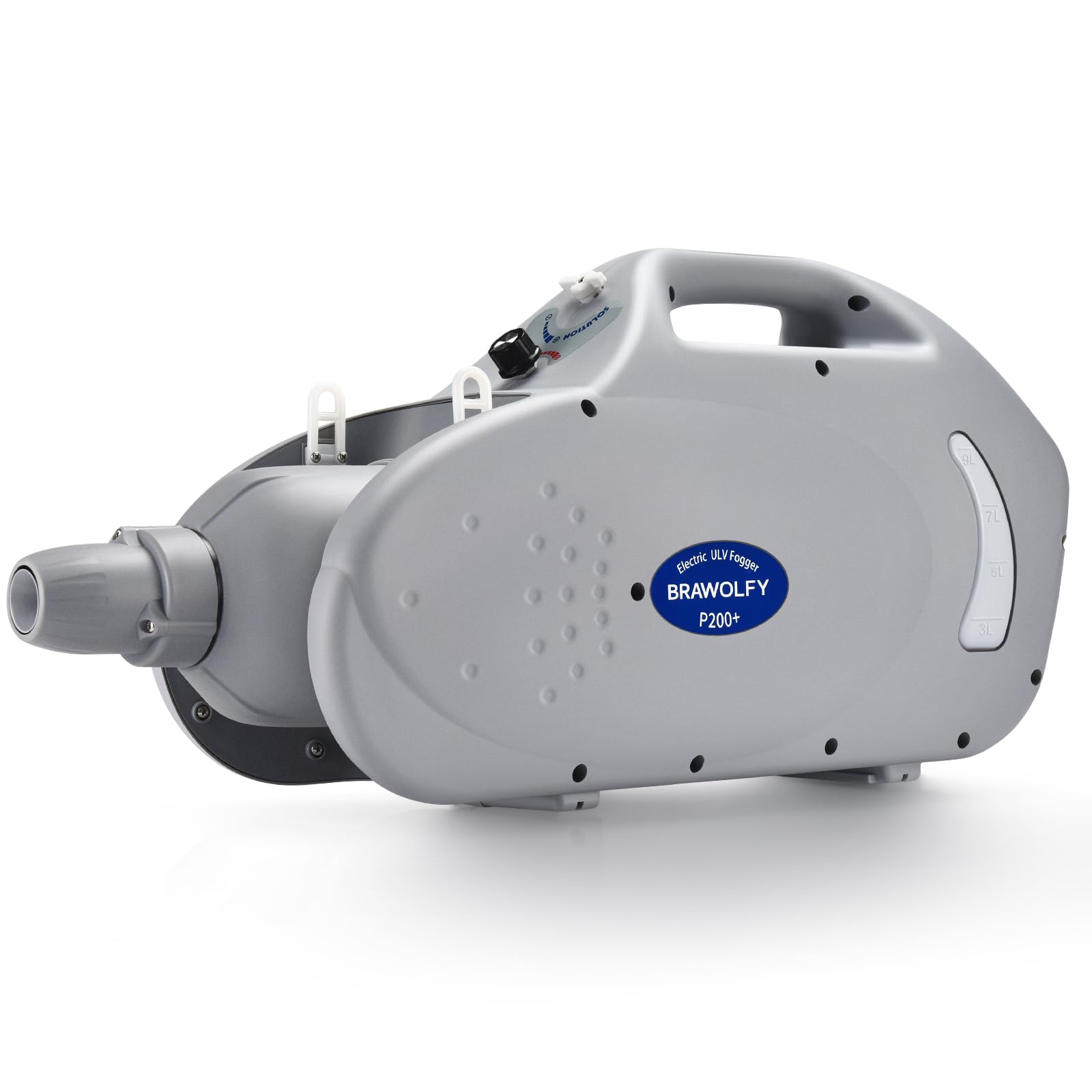 P200+ - Máquina eléctrica ULV de nebulización fría 9L + atomizador de niebla de mochila - Caudal ajustable, distancia de pulverización de 33 pies, pulverización de gran área para el hogar, interior