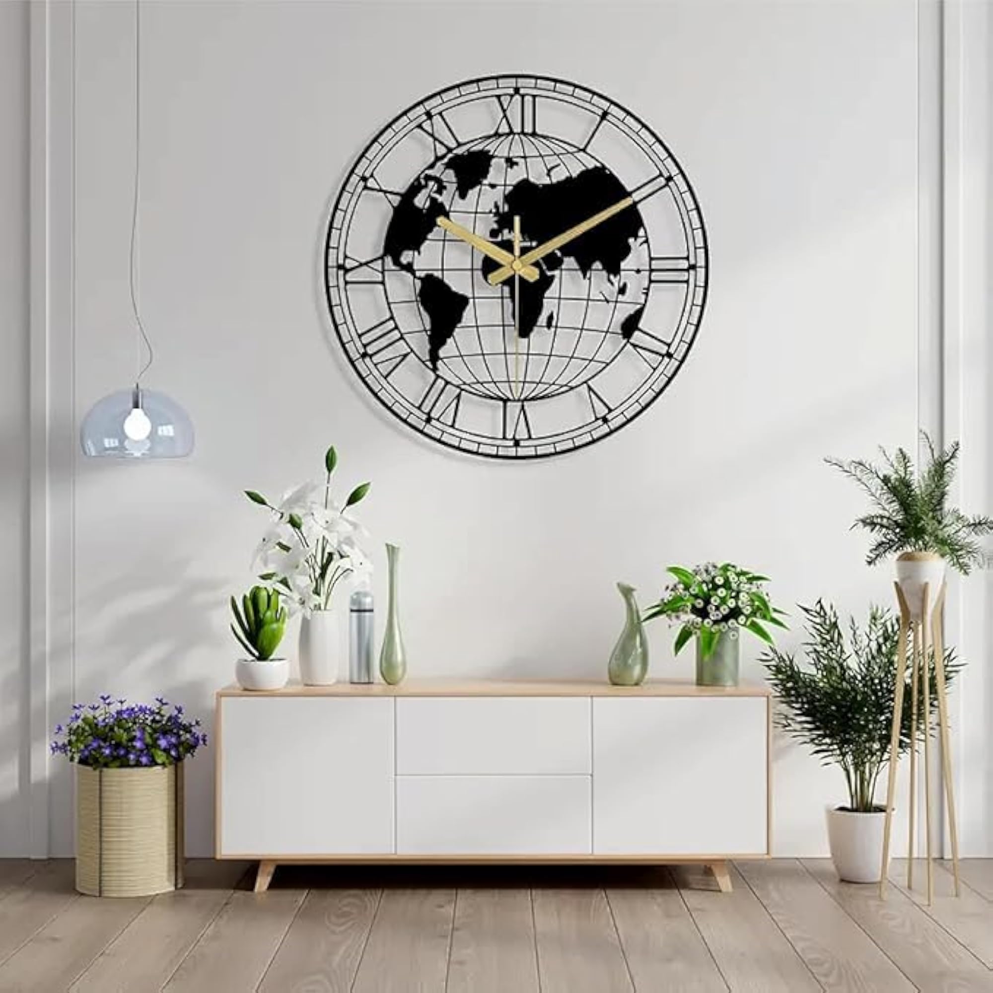 Stylish Non Ticking Silent Analog Wall Clock