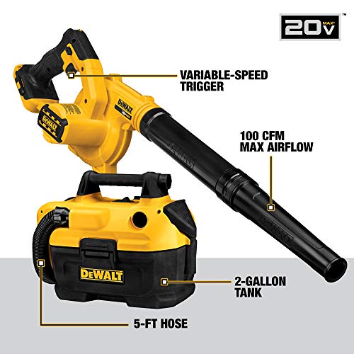 DEWALT 20V MAX Cordless Drill Combo Kit, 10-Tool (DCK1020D2)