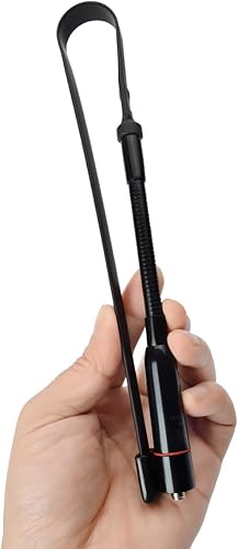 Miniatura 4 de TWAYRDIO Antena táctica CS hembra SMA 18.7 pulgadas plegable 144/430MHz 2M/70CM Antena de radio bidireccional para Baofeng UV-5R Series BF-888S GT-3