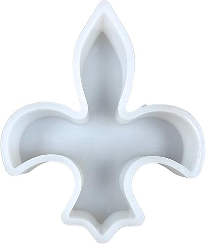 Miniatura 1 de Fleur De Lis Freshie - Molde de silicona para automóvil, 3.75 x 3.25 x 0.8 pulgadas, The Saints para cuentas aromáticas perfumadas hornean con