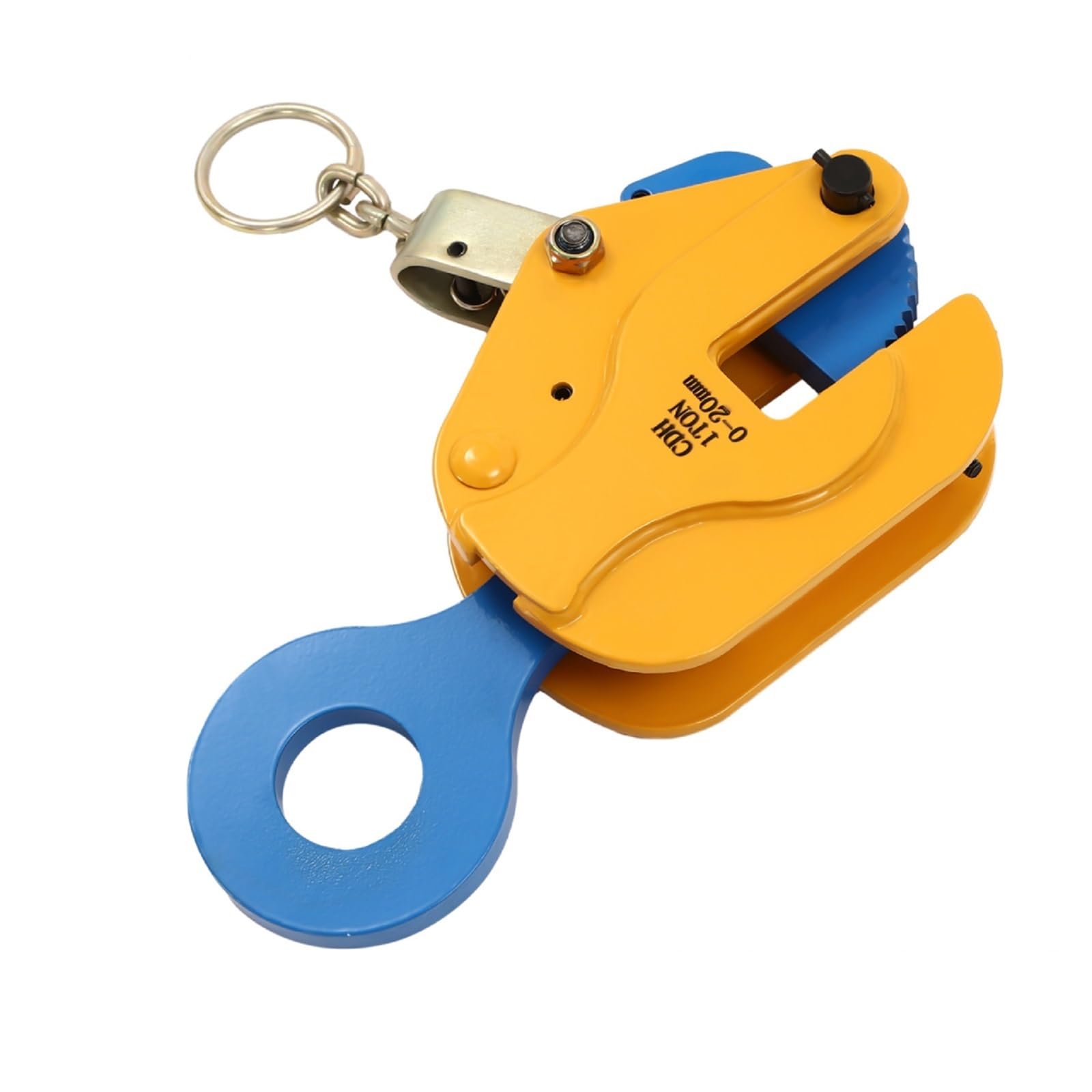Stone Lifting Clamp, 0-20mm 1T Alloy Steel Vertical Plate Lifting Clamp| Heavy-Duty Metal Sheets Transportation
