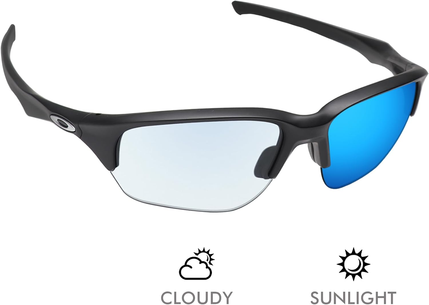 Alphax Polarized Replacement Lenses for Oakley Flak Beta OO9363 64mm Sunglasses | Glare Reduction | Exclusive Shape