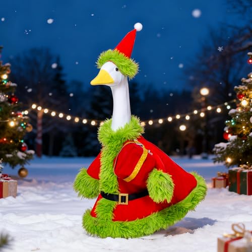 Porch Goose Christmas Outfit for 23 Lawn Goose Porch