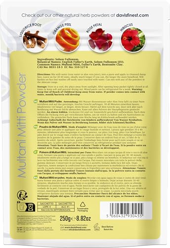 Davis Finest Multani Mitti - Maschera per il viso