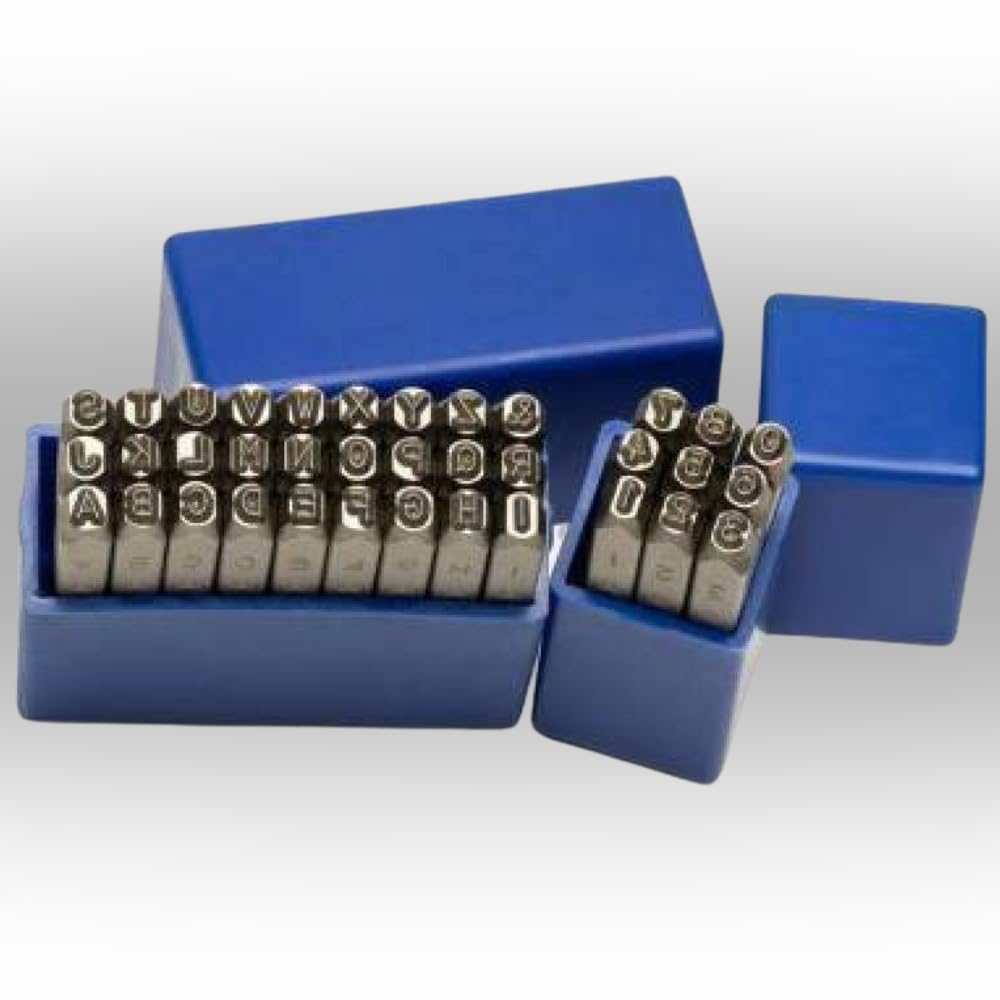 TOOLBUX Letter & Number Punch Set 36pcs – A-Z, 0-9 & Symbol