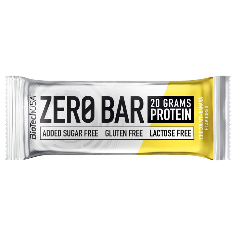 ZERO BAR [barretta da 50g CON 20 G DI PROTEINE] - 10 BARRETTE (CIOCCOLATO-​BANANA)