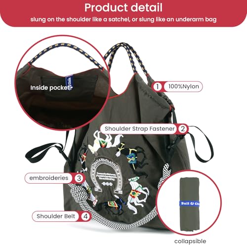Ball&Chain Stylish Women's Reusable Shopping Bag for Leisure, Travel, and Beach Trips4