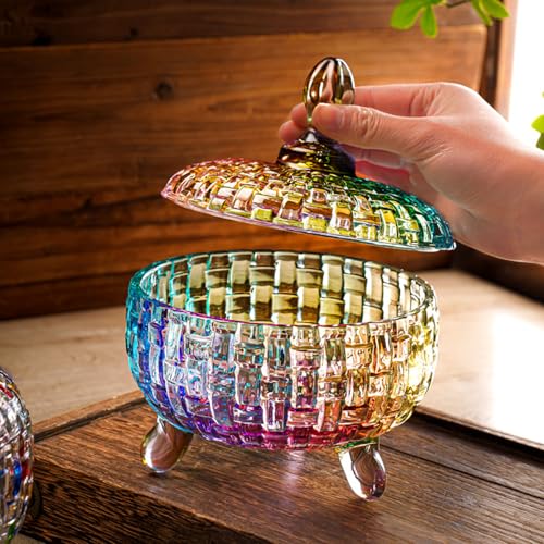 Bocal de cuisine en verre 685ml incassable transparent avec couvercle table - 3