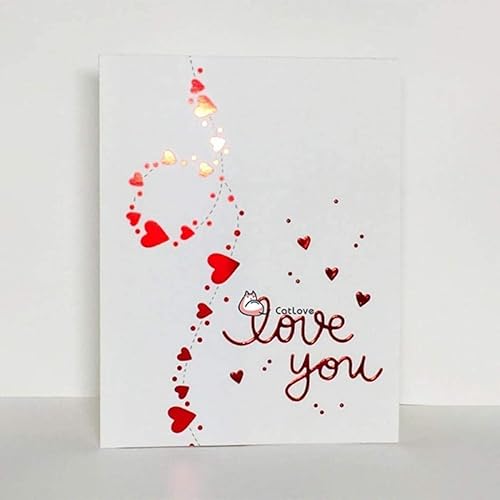 Miniatura 4 de Troqueles de corte de encaje de corazón, plantillas de troqueles de corte de metal DIY Scrapbooking Artist DIY álbum de recortes, tarjetas para