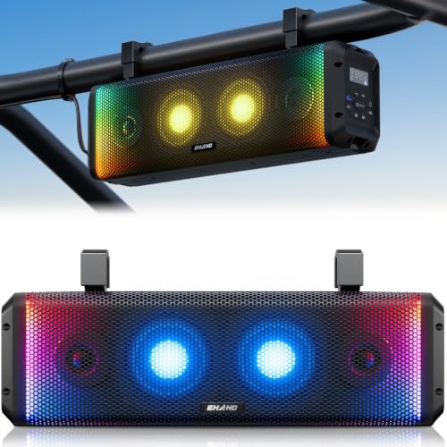Ehaho 17 Inch UTV Sound Bar, IP66 Waterproof...