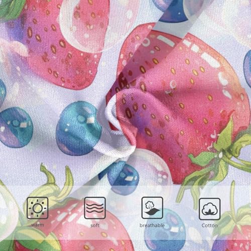 Wusikd Strawberries Girls' Underwear Cotton Girls Briefs Soft Toddler Underwear 2T3