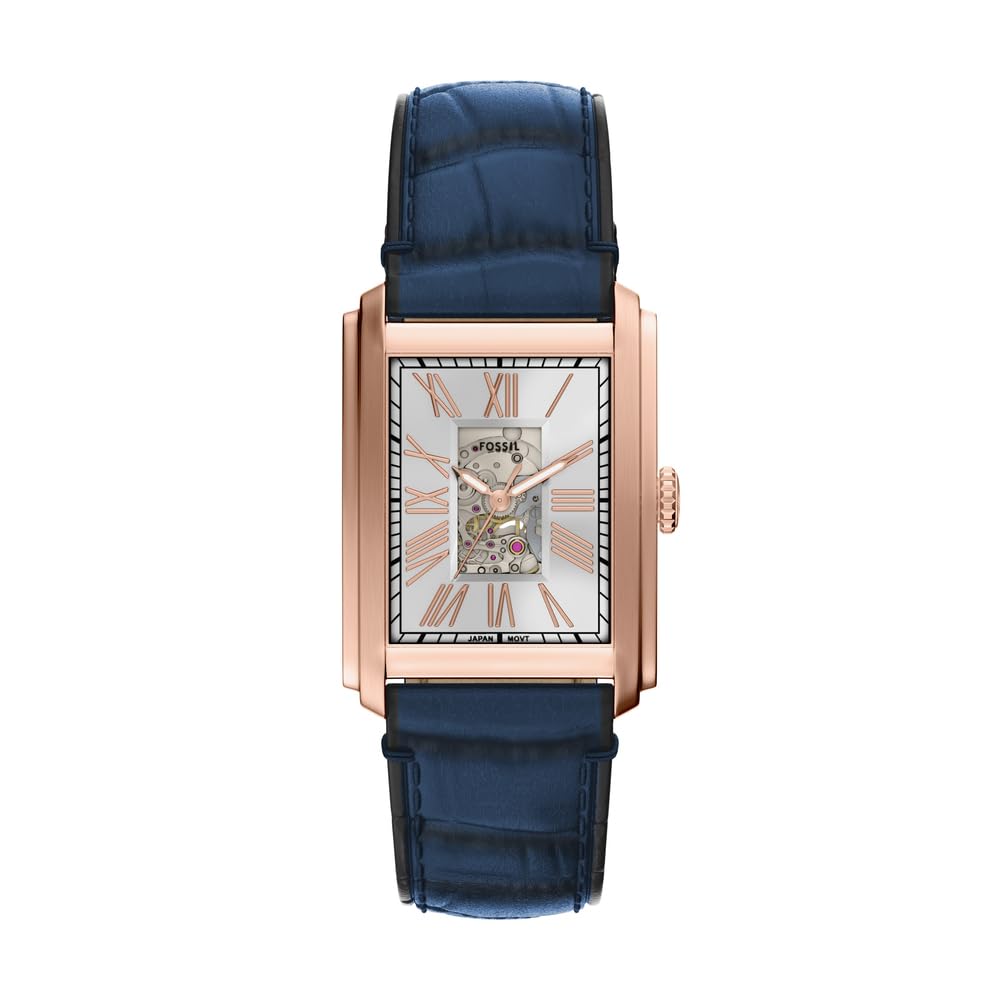 Fossil Carraway Men's 30MM Rose Gold-Tone Stainless Steel Watch, ME3274