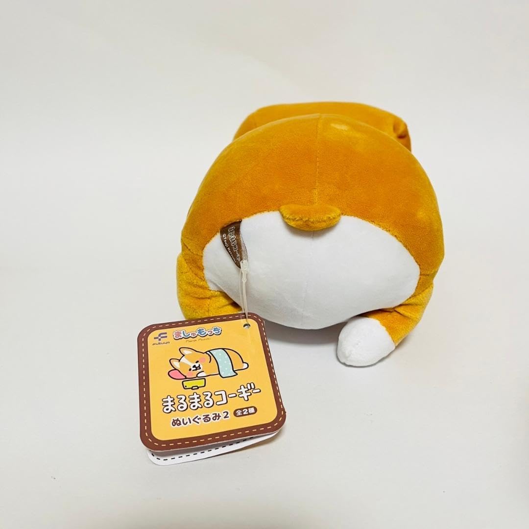 ましゅもっち まるまるコーギーぬいぐるみ２　全２種　① 数社限定】もちもち感が最高♪『まるまるコーギー』のましゅもっ
