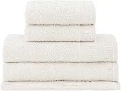 Buddemeyer Jogo de Toalhas Botanique Extra Soft Marfim 2 peças