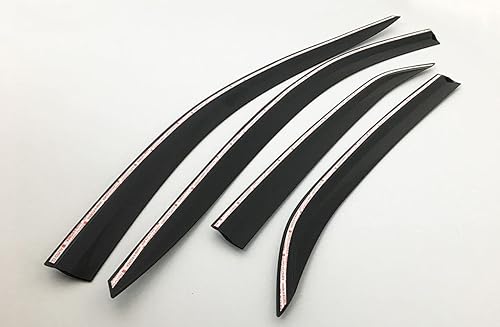 Miniatura 2 de AUTOCLOVER - Juego de 4 protectores de lluvia con cinta adhesiva para Chevrolet Equinox 2018 2019 2020 2021 2022 2023 2024  deflectores de ventana,