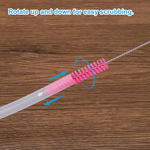 Cepillo para limpiar pitillos PATIKIL 8.5 cm Nylon Azul miniatura 5