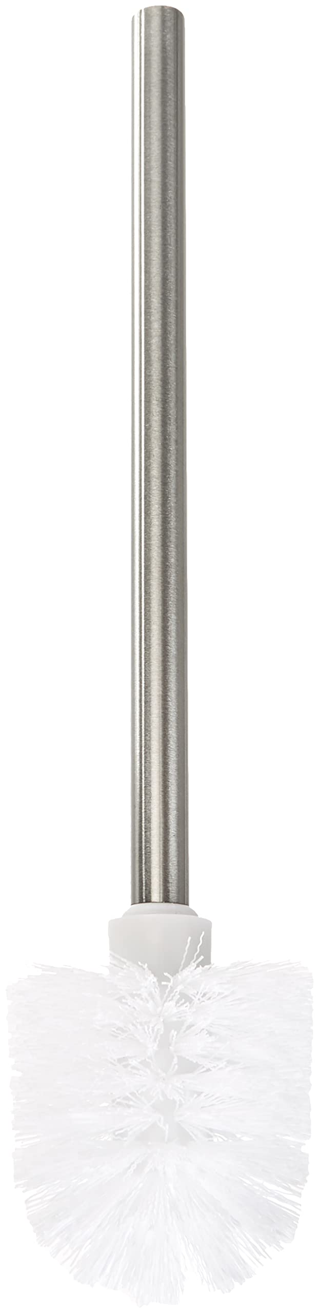 Croydex Chrome Spare Toilet Brush - Replacement Brush Head - Bathroom Accessory - H36cm D7.5cm W7.5cm
