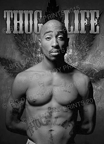 BDP Bands Tupac Shakur Thug Life 2 Pac Rap Legend (2) ONE PIECE