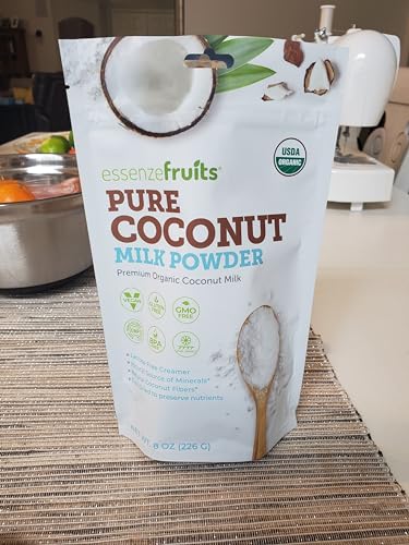image for Essenzefruits Pure Organic Coconut Milk Powder - Premium Maltodextrin 