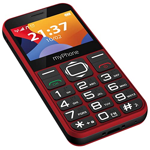 MP myPhone Halo 3 – Seniormobiltelefon med laddningsstation och Bluetooth