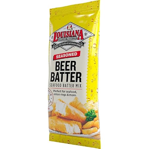 Louisiana Seasoned Beer Batter Mix, 8.5 Ounce (Pack of 12)