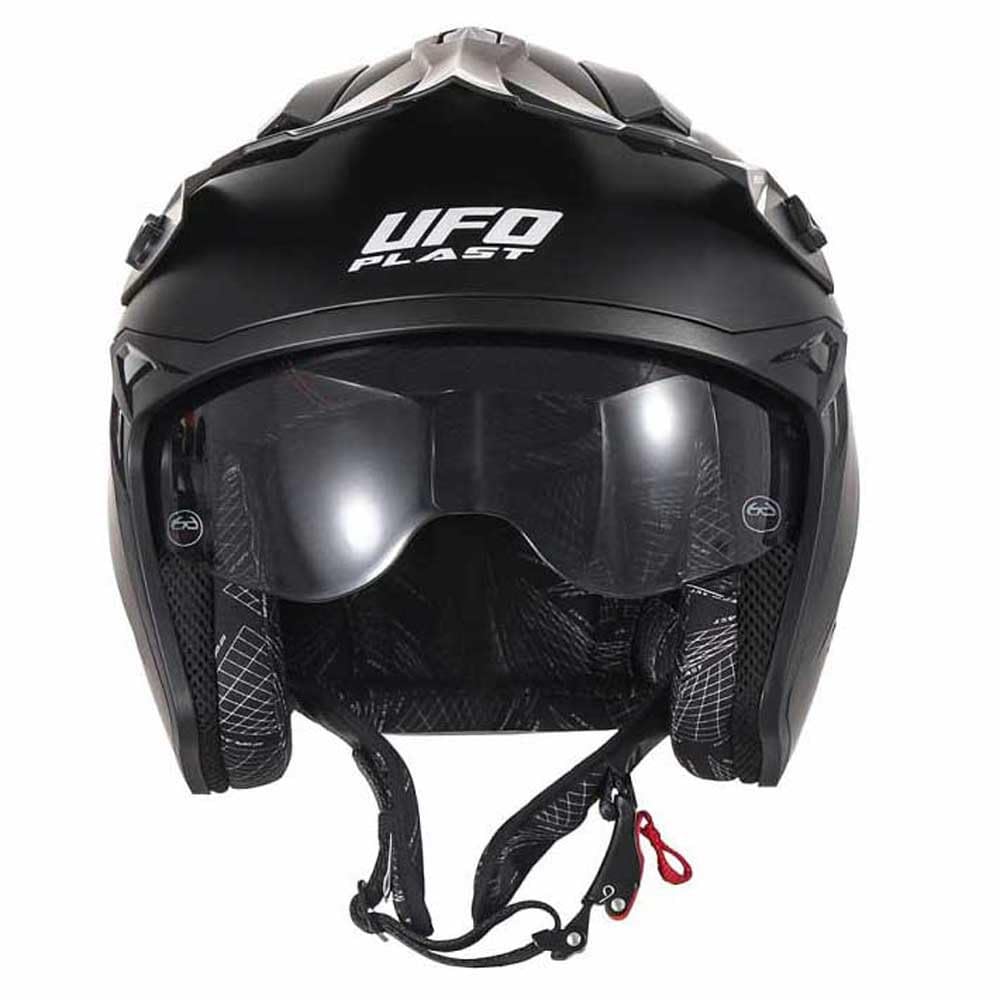 UFO PLAST Casco Sharatan Jet Negro XS