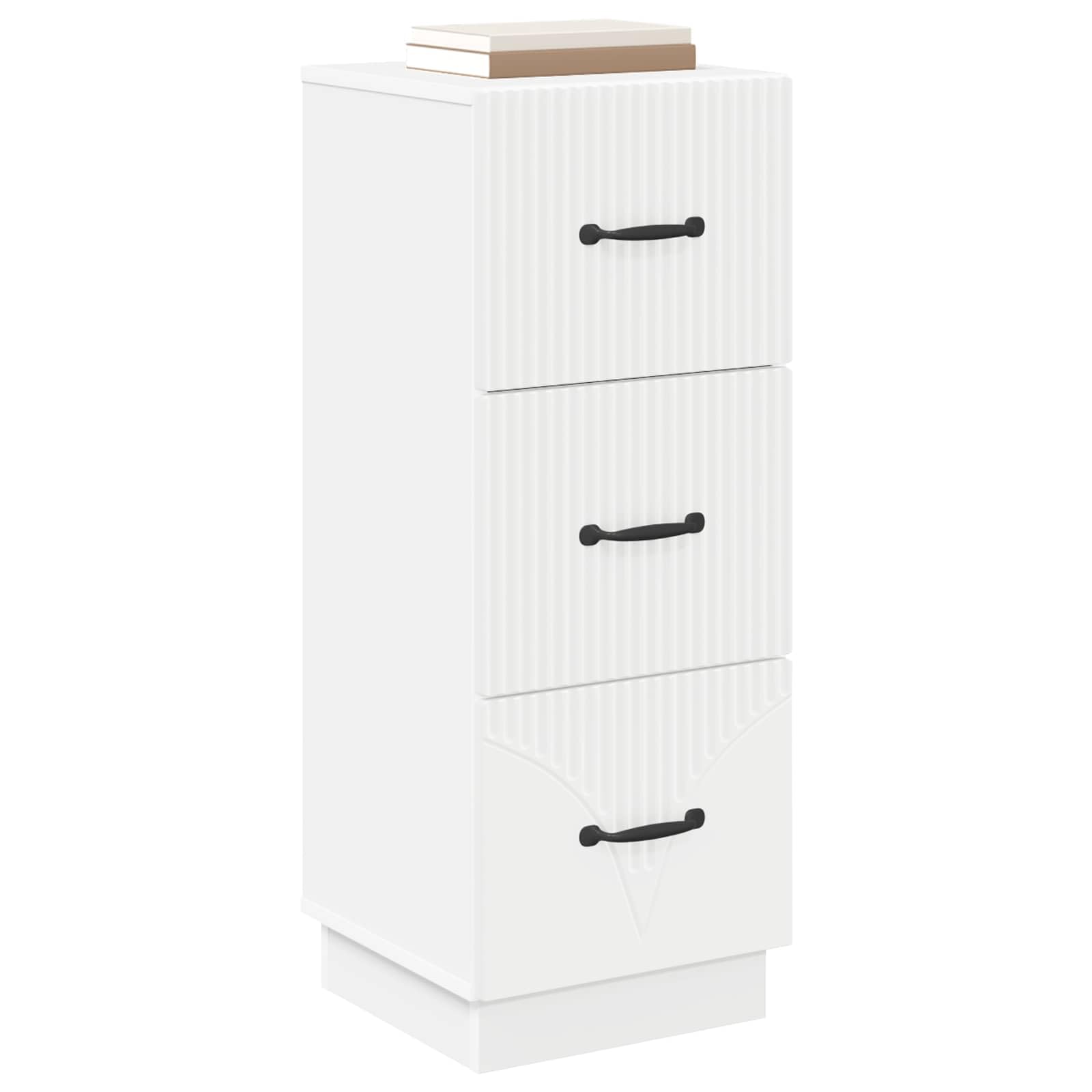 Armoire à Tiroirs Blanc 33 x 34,5 x 87 cm Bois d'Ingénierie
