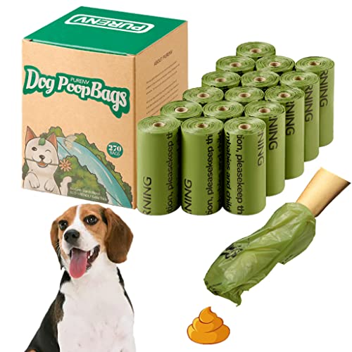 PURENV Biodegradable Dog Poop Bags, Extra Thick and Strong Leak-proof, Earth Friendly 9x13 Inches Dog Waste Bags (270 Bags)