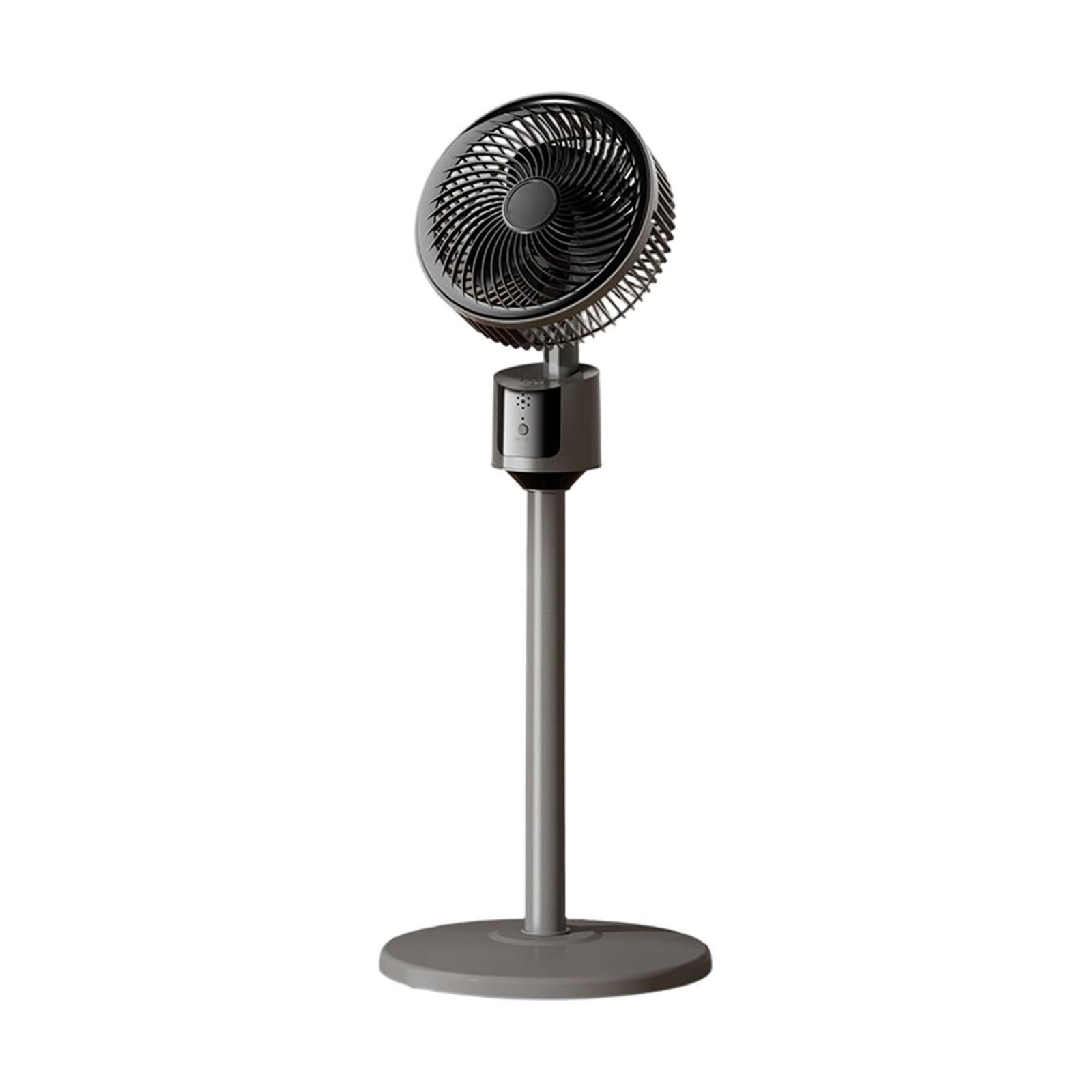 Ventilatore a piantana molto silenzioso, potente ventilatore estivo | Con 3 velocità, potente raffreddamento per camera da letto, soggiorno e casa, silenzioso (grigio)
