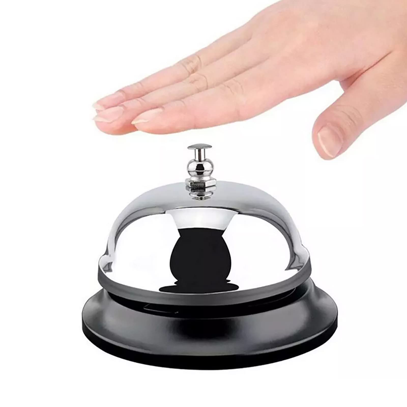 Sonnette de Table Brillante en métal,Bureau Bell,Cloche de Service en métal,Service Bell,Ring Metal réception réception,Restaurant Cuisine Service Bar pour Cuisine,Bar,Jeu,Concierge,Écoles