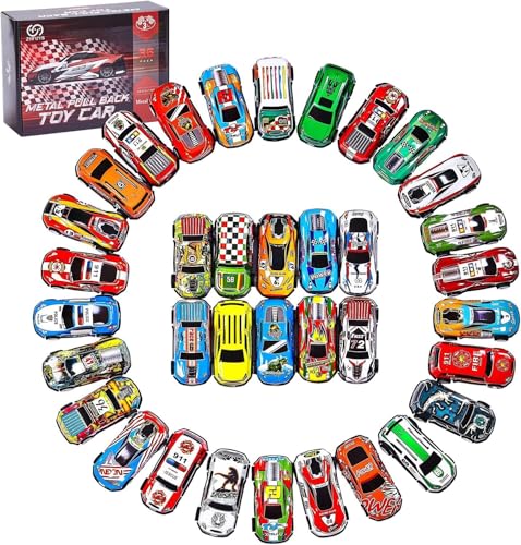 ZHFUYS 36PCS Metal Pull Back Cars Toy for Kids, Toy Cars for Kids Ages 3-8, Race...