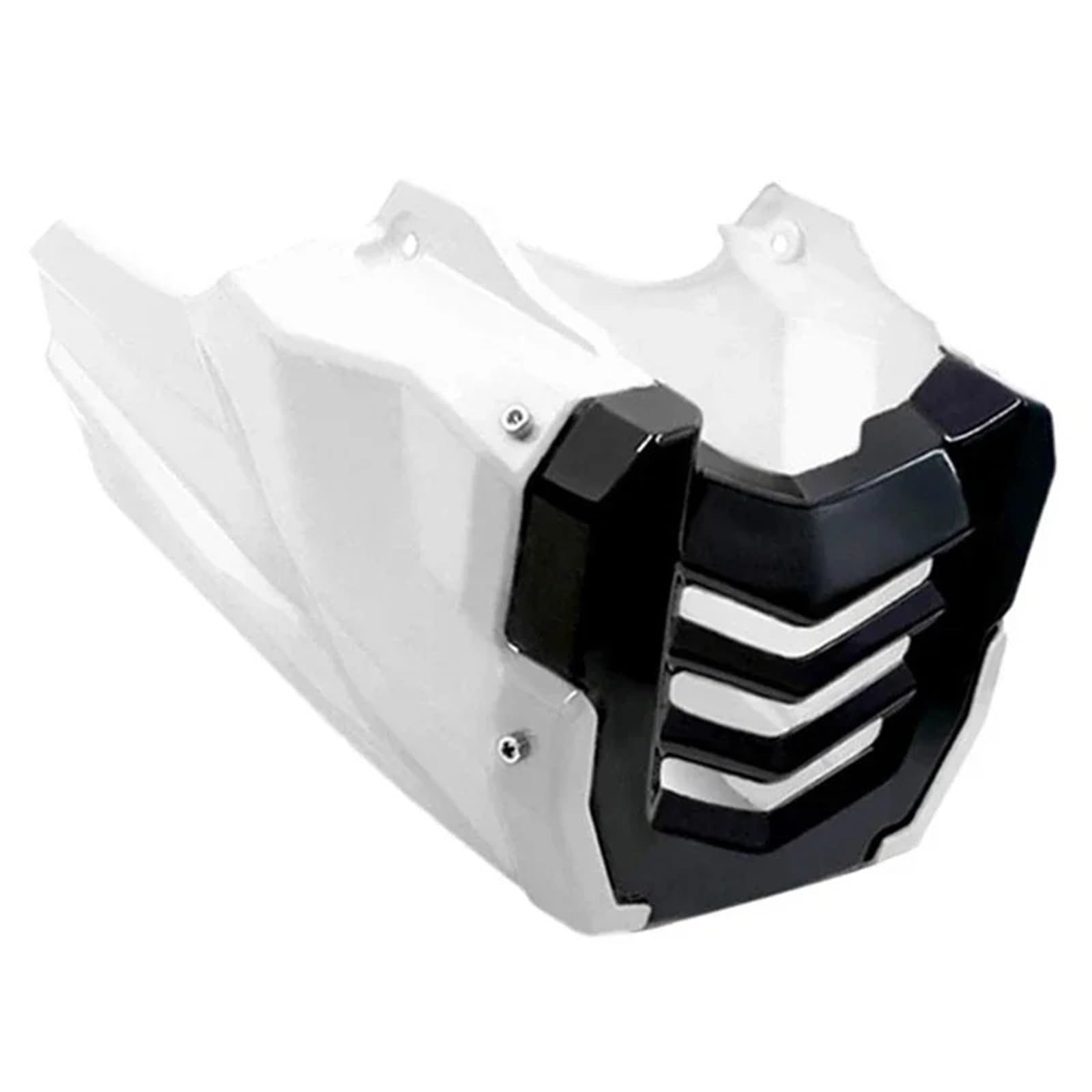 Alerón de Moto,Deflector Aire Protector de Motor de Motocicleta, Cubierta Protectora bajo carenado, Compatible con Honda MSX125(White)
