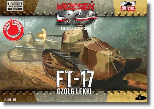 FTF 1/72 ポーランド ルノー FT17 軽戦車 プラモデル PF72013 (戦車)のサムネイル