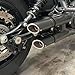 Slip-On Exhaust Pipe System GP Mufflers DB Killer Silencer for Indian for Scout for Bobber for Sixty for Rogue for Twenty 2015-2024