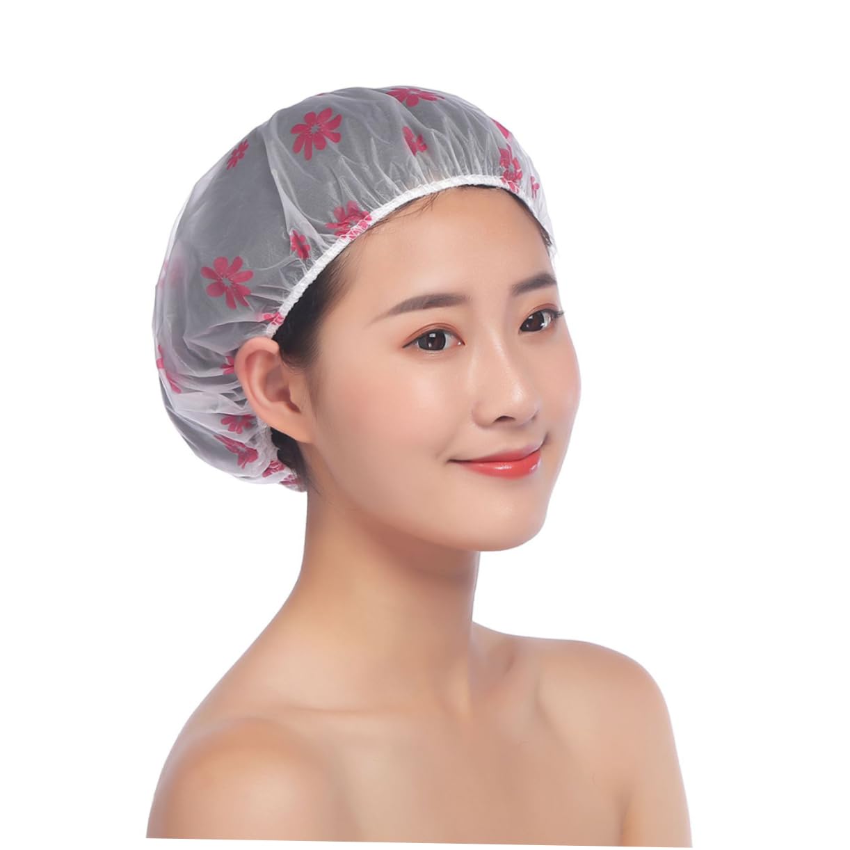40stücke Wasserdichte Duschhaube Aus Kunststoff Stylische Badekappen Für Damen Für Dusche Spa Und Salon Wiederverwendbar Und Bequem Schutz Für Lange Haare