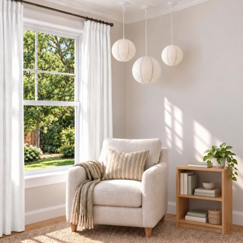 4-Pk Keno 3-Lb Adhesive Swivel Ceiling Hooks (White) - image 5
