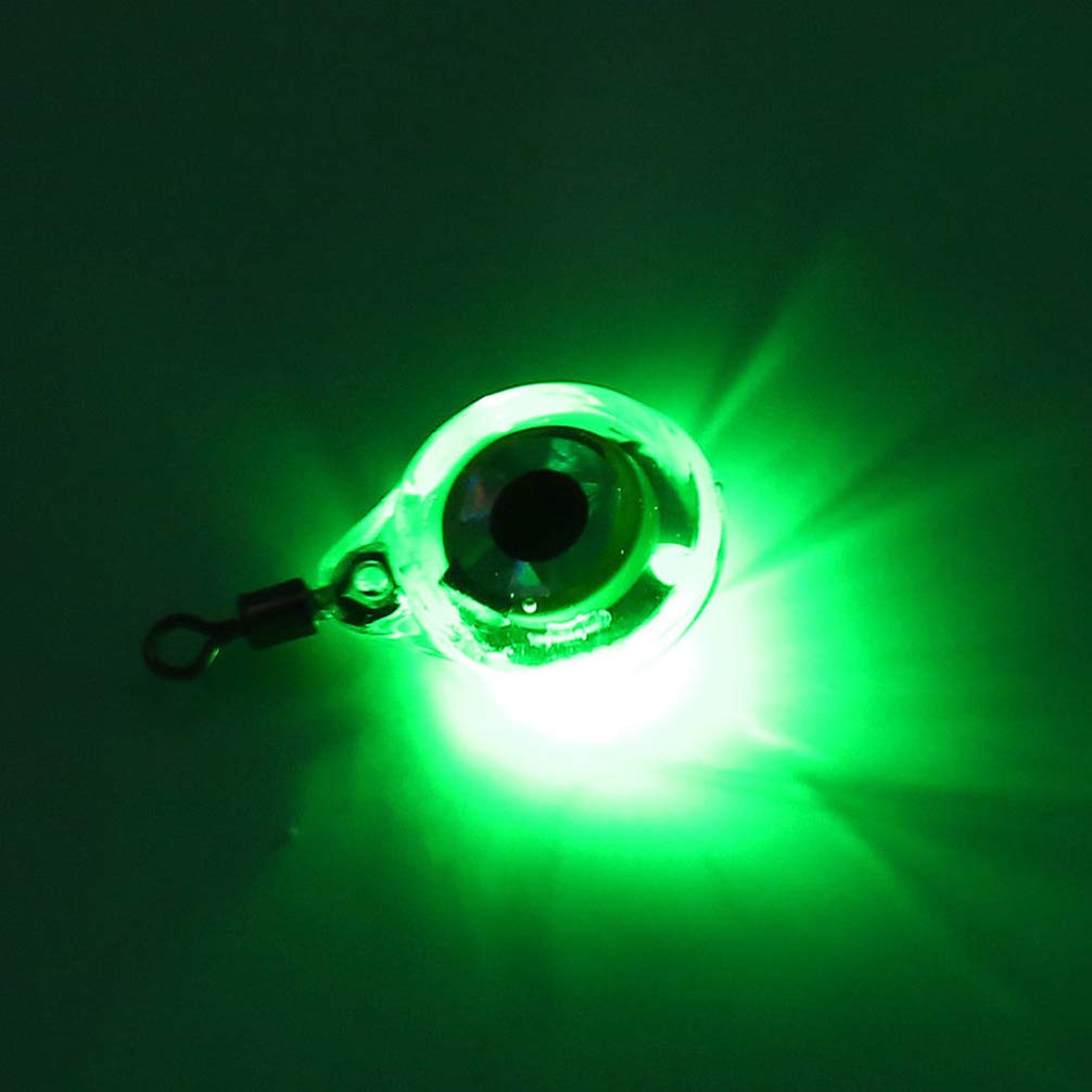 LIOOBO 5 Pcs LED Lures Round Shaped Battery Powered Underwater Fishing Hook  Fish Light Flashing Lures for Night Fishing Deep Drop, Attractants - Amazon  Canada