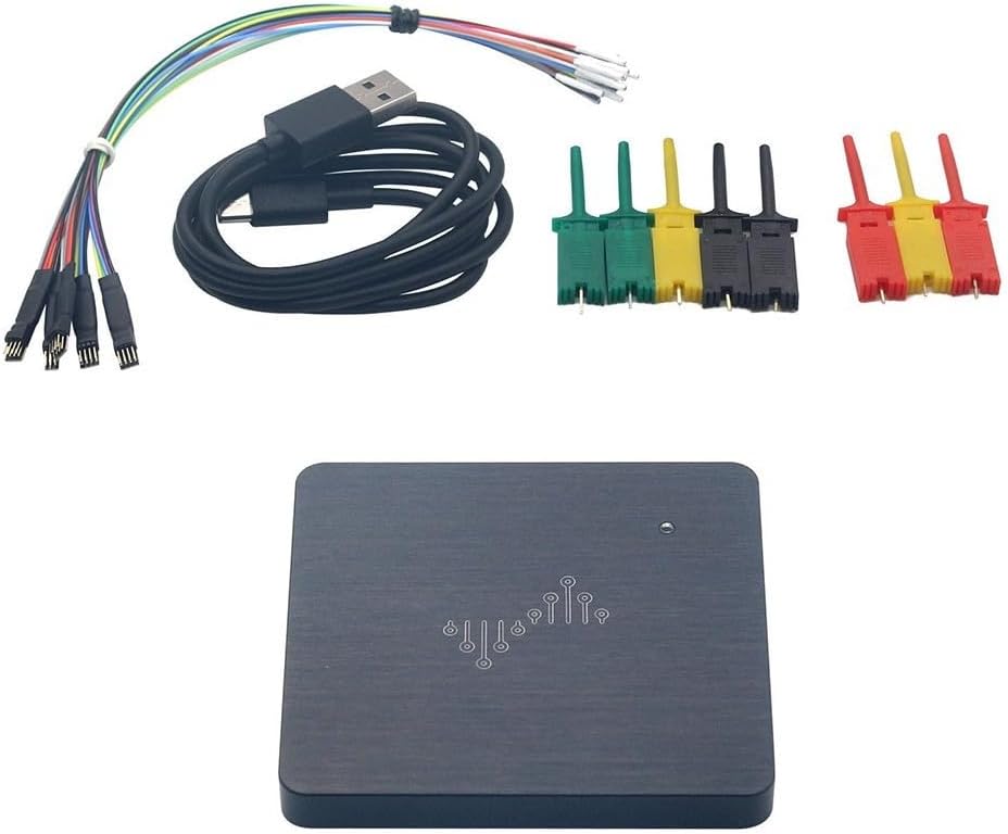 DSLogic USB Logic Analyzer 16CH 100M Sampling 16G Depth with and Play Setup on Win7 Win8 Win10 for Fast Deployment