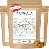 Triphala comprimés 1000mg (120 ou 360 comprimés) à base de fruits du roi ayurveda Amla, Hiritaki et Bibhitaki - produit de qualité entièrement naturel de MoriVeda (360 comprimés)